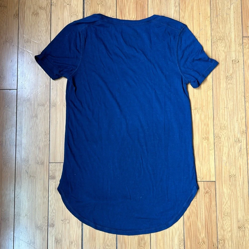 Navy Blue Vintage Bowie T-Shirt - Ladies - Picture 2 of 4